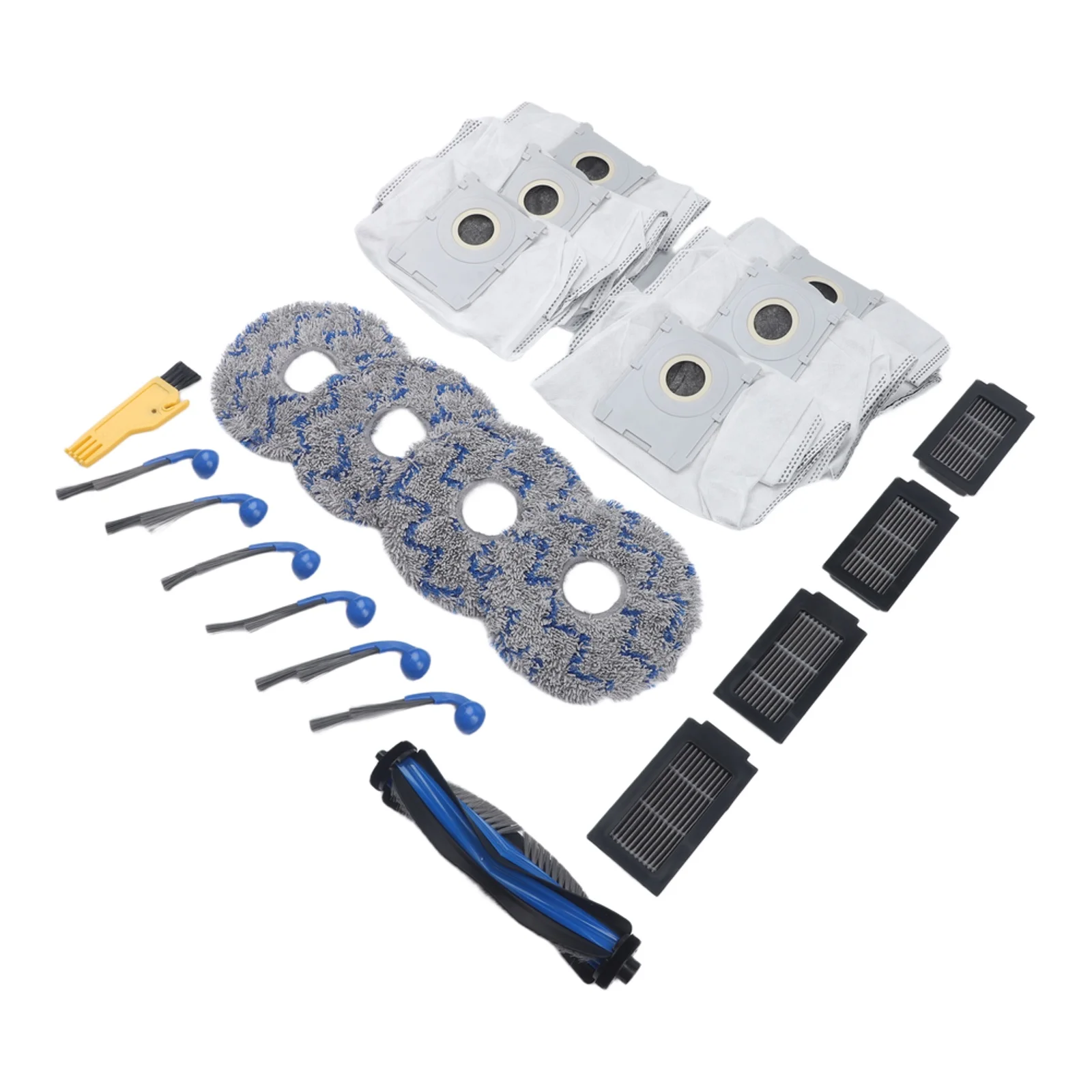 1 Set Main Brush Mop Cloth Cleaning Brush For ECOVACS For DEEBOT T30C For Omni / T30C For Omni For Gen2 Robot Vacuum Cleaner