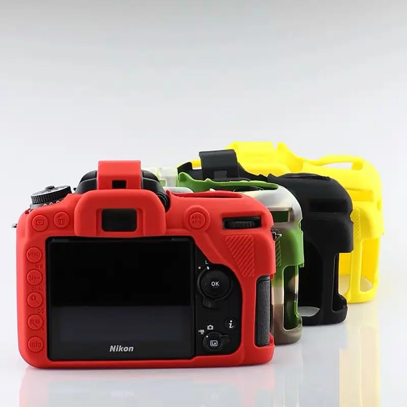 Rubber Silicon Sleeve Armor Case Body Cover Protector Frame Skin for Nikon D7500 D 7500 DSLR Camera Shell Protective Soft Bag
