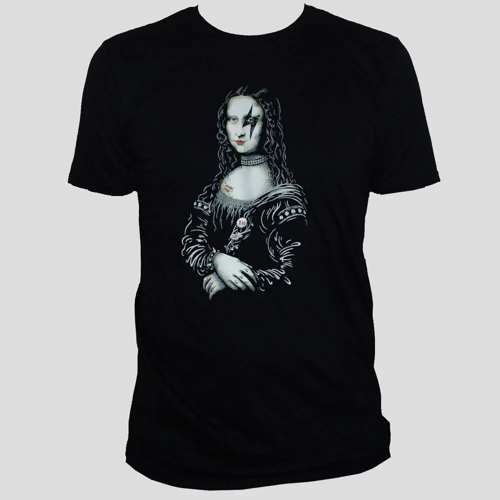 Mona Lisa T shirt Funny Gothic Rock Art Unusual Unisex Graphic Tee New