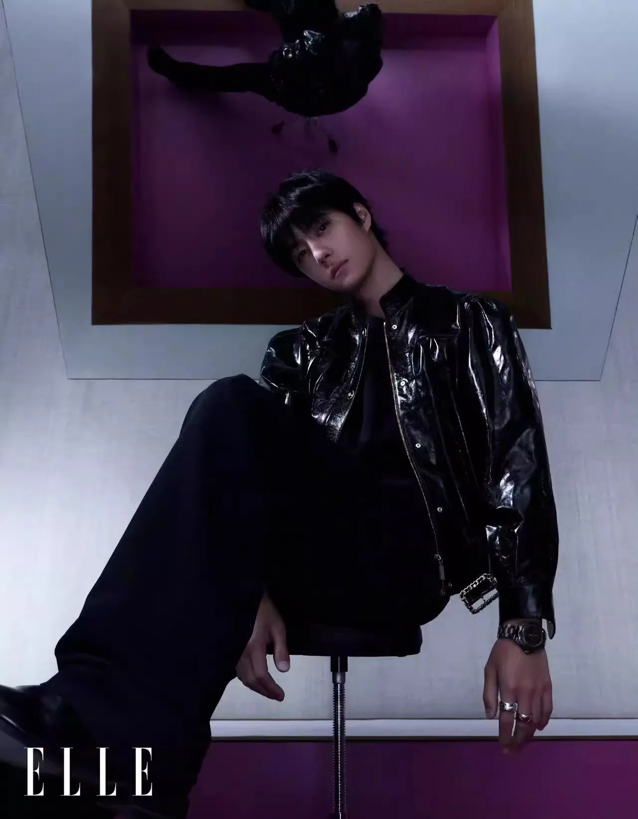 2024/07 Issue Wang Yibo Time To Shine ELLE Magazine Cover Include Inner Page Photo Album Art Collection Book