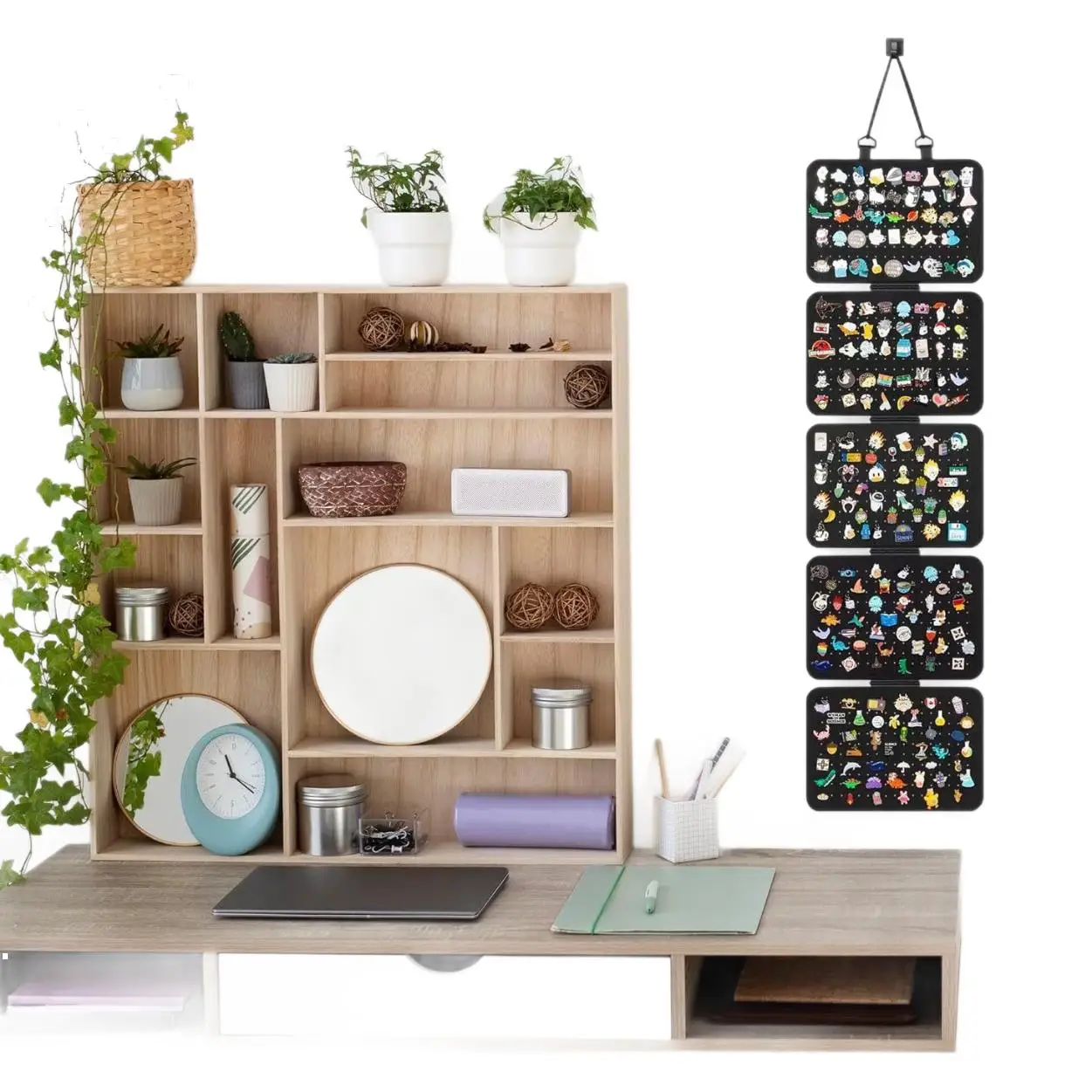 1 قطعة معلقة المينا التلبيب دبوس عرض لوحات ورأى شارة زر بروش تخزين حامل مجوهرات قلادة العرض