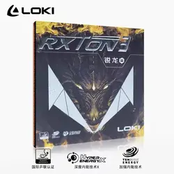 LOKI RXTON 3, guma do tenisa stołowego, gąbka o wysokiej elastyczności, klej odwrócony