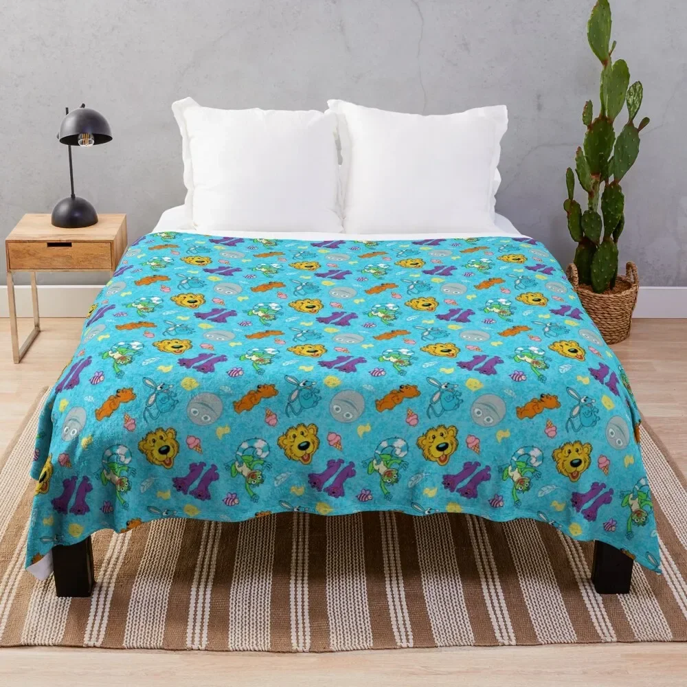 

Bear Big House Throw Blanket Travel Plaid on the sofa Blankets For Baby for sofa Blankets