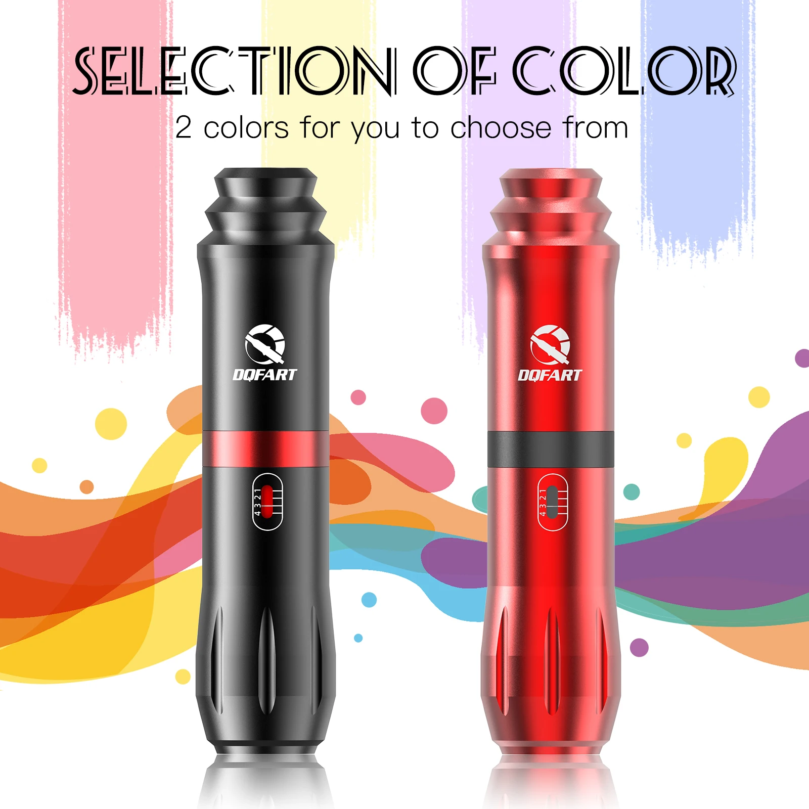 

DQFART Профессиональная беспроводная тату-машинка, набор для татуировки для перманентного макияжа, ручка для татуировки, принадлежности для татуировки