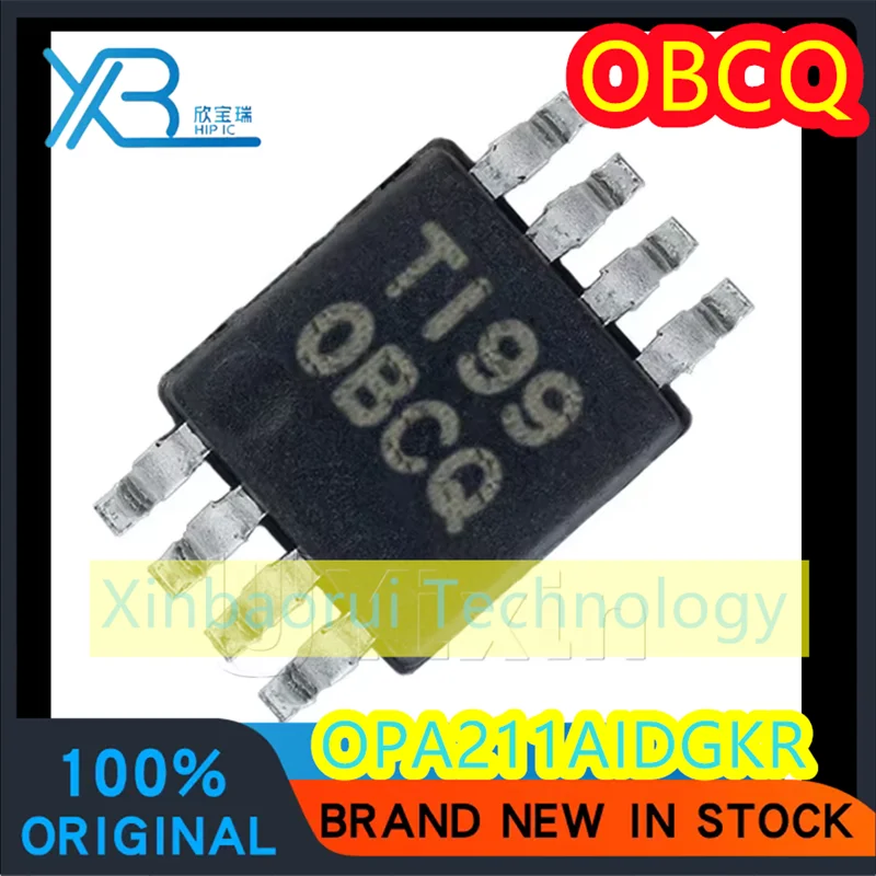 

(3/20pieces) OPA211AIDGKR OPA211A Parts Identification OBCQ 0BCQ Operational Amplifier MSOP8 100% Brand New Genuine In Stock