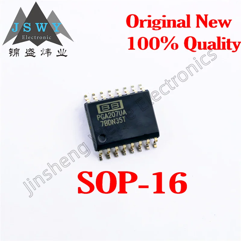 

5~10PCS PGA207UA PGA207U PGA207 PGA205AU PGA205BU PGA206UA SMD SOP16 amplifier chip IC 100% brand new genuine Free shipping