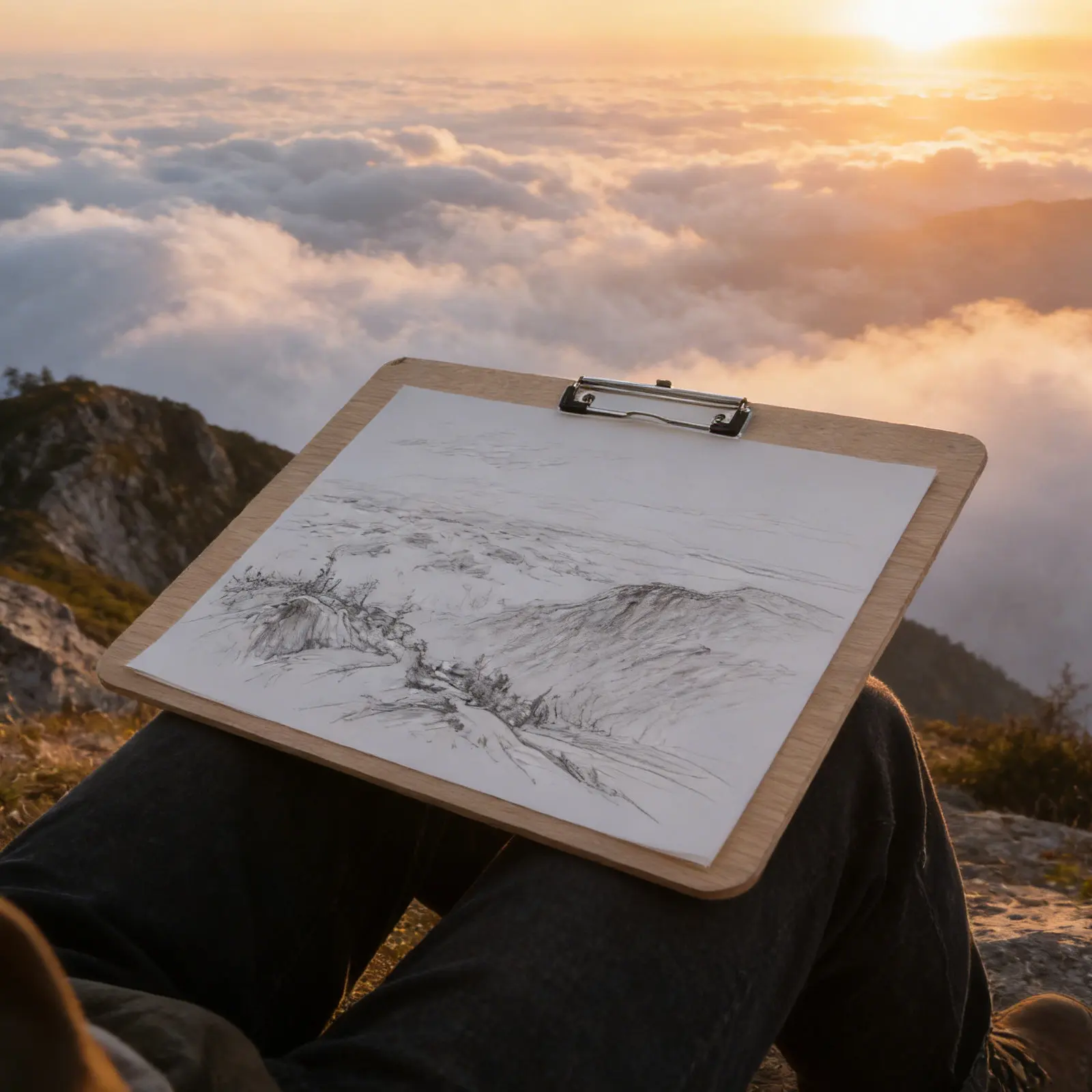 

Горизонтальный деревянный планшет-клипборд формата А3 для художников, для рисования на открытом воздухе, сверхпрочный