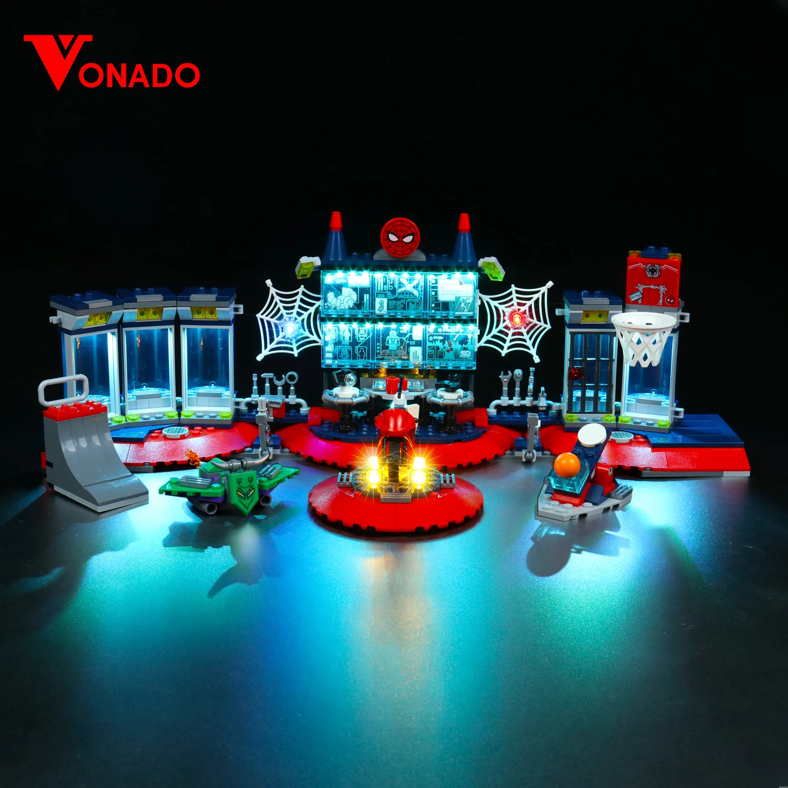 Vonado LED Light Kit for 76175 Spider Lair Building Blocks Set (NOT Include the Model) Bricks Toys for Children