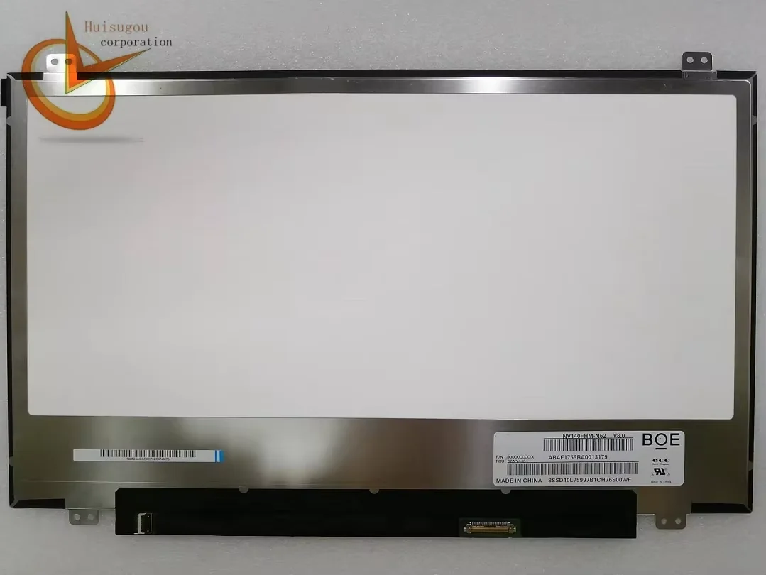 NV140FHM-N62 V8.0 FRU 00NY446 for Asus UX430U Zenbook NV140FHM N62 LCD LED Screen Display FHD 1920X1080 30 Pins Panel