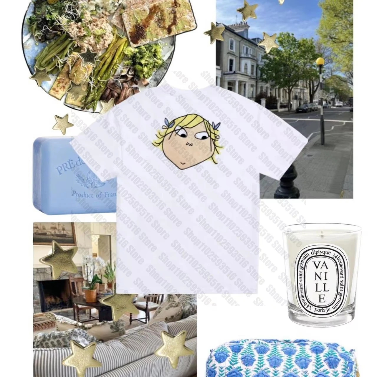 

Floral Print T-Shirt Soft Breathable Casual Comfortable Anime Girl Graphic Print 90s Vintage T Shirt for Women Goth Kawaii Go