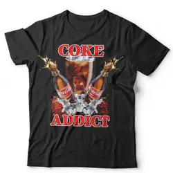 Coke Addict Unisex TShirt Funny Cola Addict Parody Humour Novelty Gift Present