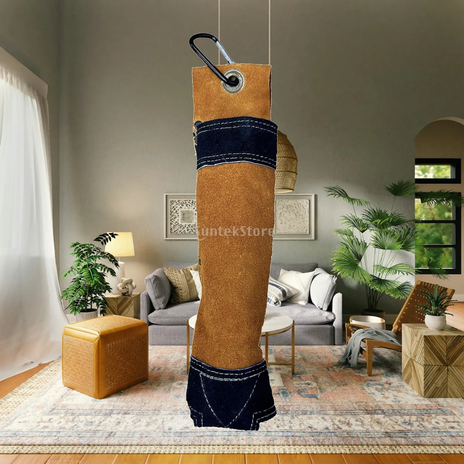 Welding Rod Storage High Temperature Resistant Wear Resistant Cowhide Retardant Welding Electrode Bag for Welder Protection Work