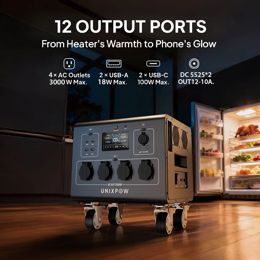3000W Generator Portable Emerg - Outdoor Uninterruptible Power Supply ulasan dan harga