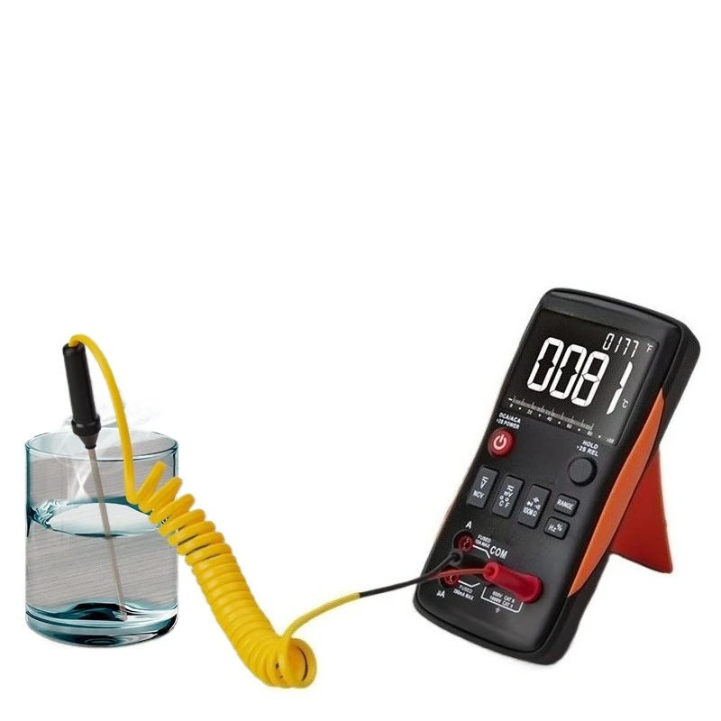 Fully intelligent multimeter, digital high-precision automatic range, intelligent burn-proof temperature measurement capacitor,