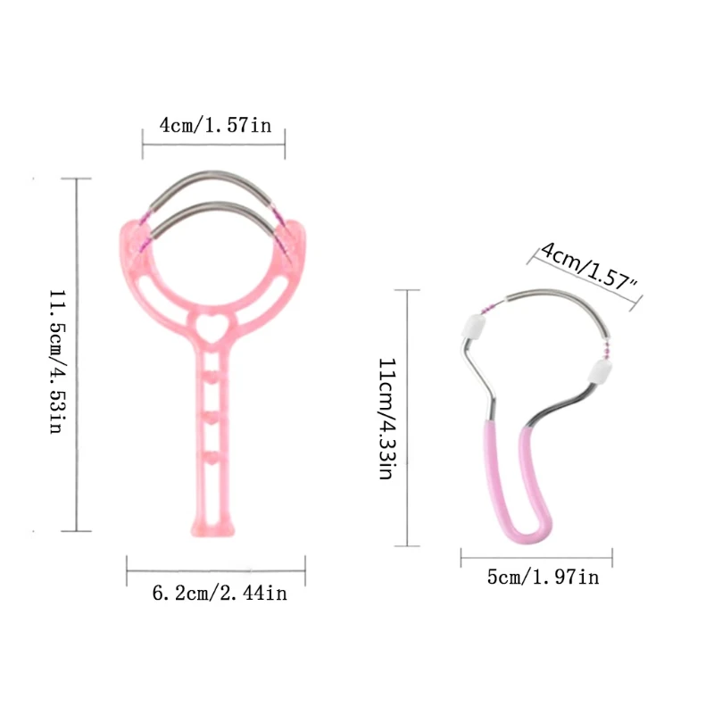 3 Chiếc Tóc Lông Mày Mặt Mùa Xuân Máy Tẩy Nhổ Lông Động Cho Da Mặt Tẩy Lông Cho Nữ Cằm Má Ria Mép Trên Trang Sức Giọt