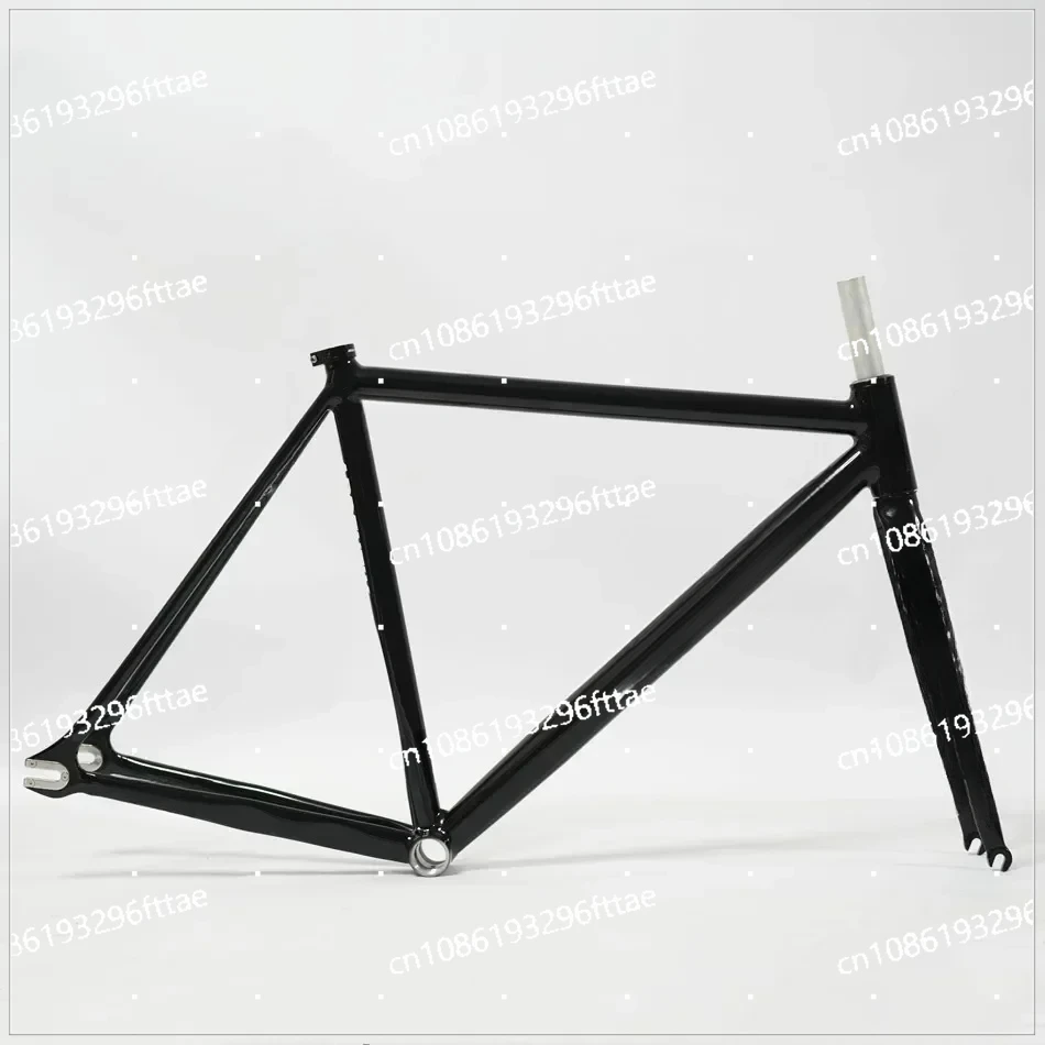 Frameset 700C Aluminum Fixed Gear Frame & Fork Track Fixie Bike 50CM 52.5CM 55CM Single Speed Bicycle Parts