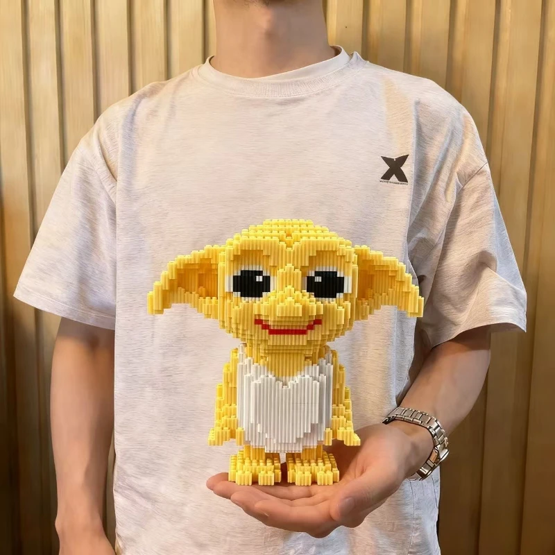 

New Cute Elf Alien Building Blocks Toy DIY Gift Children's Room Decoration Model Boy Birthday Gift Christmas Gift