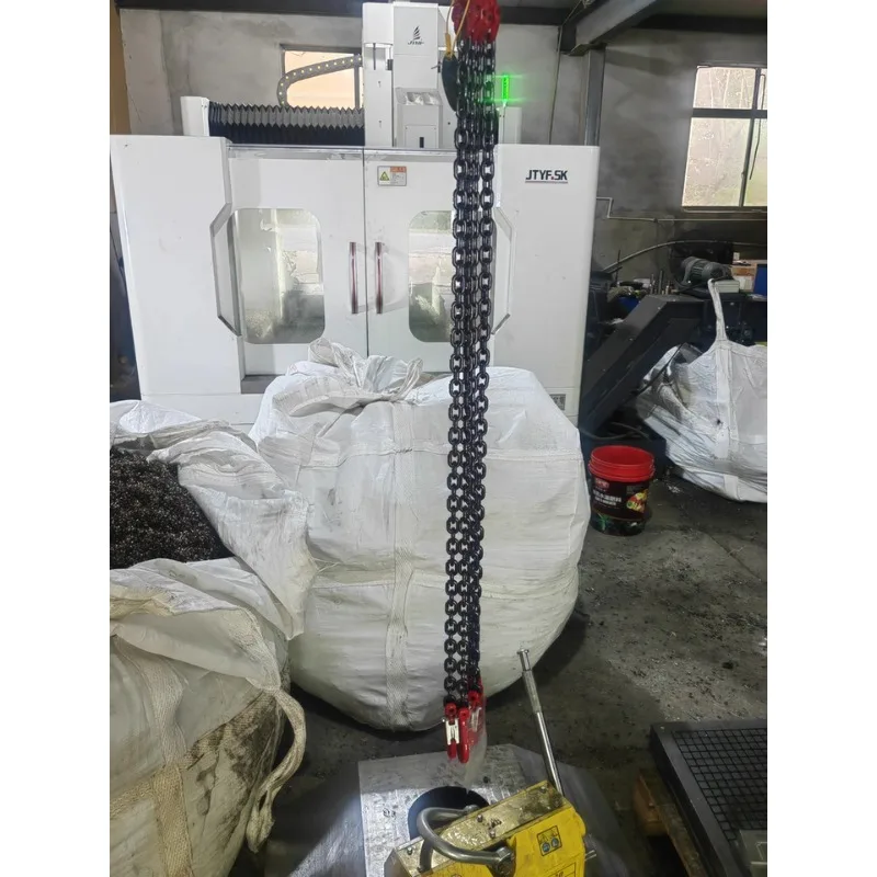 G80 المنغنيز الصلب رفع سلسلة الرافعة 2 3 4 طن قدرة مع هوك ربط رئيسي لتطبيق رافعة الرافعة