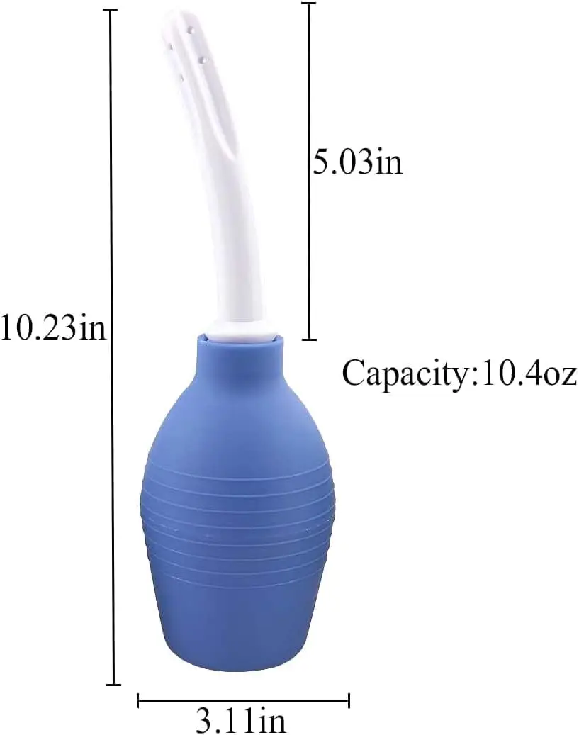 Flush enema bulb enema cleaner suitable for female or male health - for water or coffee colon cleaning