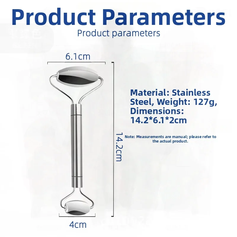 304 ステンレス鋼のマッサージスティック顔の引き締めと痩身のためのシルバーカラーのクロスボーダーホットセール多機能美容機器
