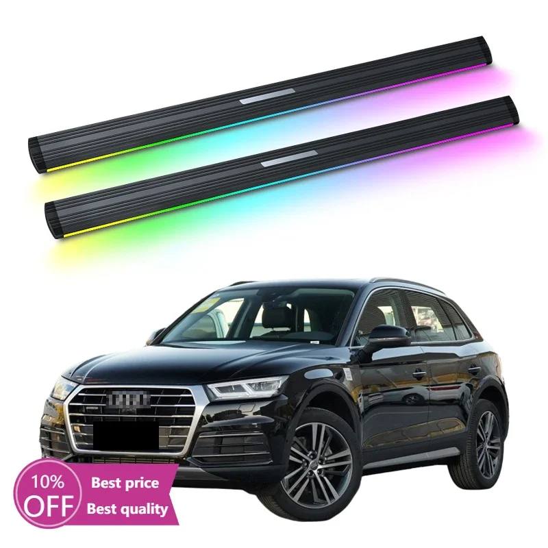 

Cc CarAutomatic Electric Power Side Step Running Board Neon Led Light for Audi Q5L 2018-2025