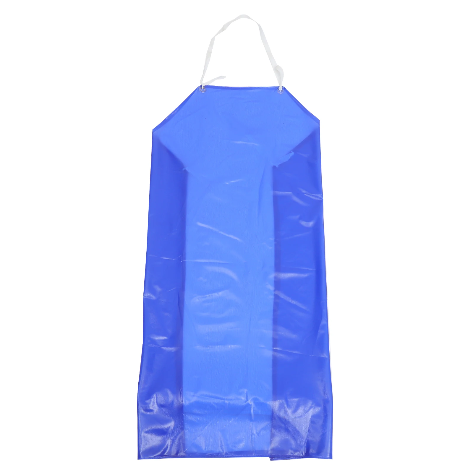 

1pc Waterproof PVC Apron Industrial Heavy Duty Alkali Resistant Oil Grease Proof Commercial Kitchen Neck Sleeveless Acid