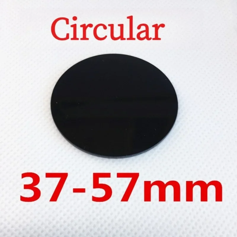 Circular 365nm ZWB2 UG1 Ultraviolet Transmission Visible Light Absorption Filter Fluorescent Currency Verification Flashlight