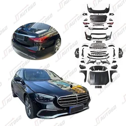 Auto Modification Conversion Body Kit For Mercedes-Benz W212 E Class 2009-2017 Upgrade to W213 2021 Front Rear Bumper assembly