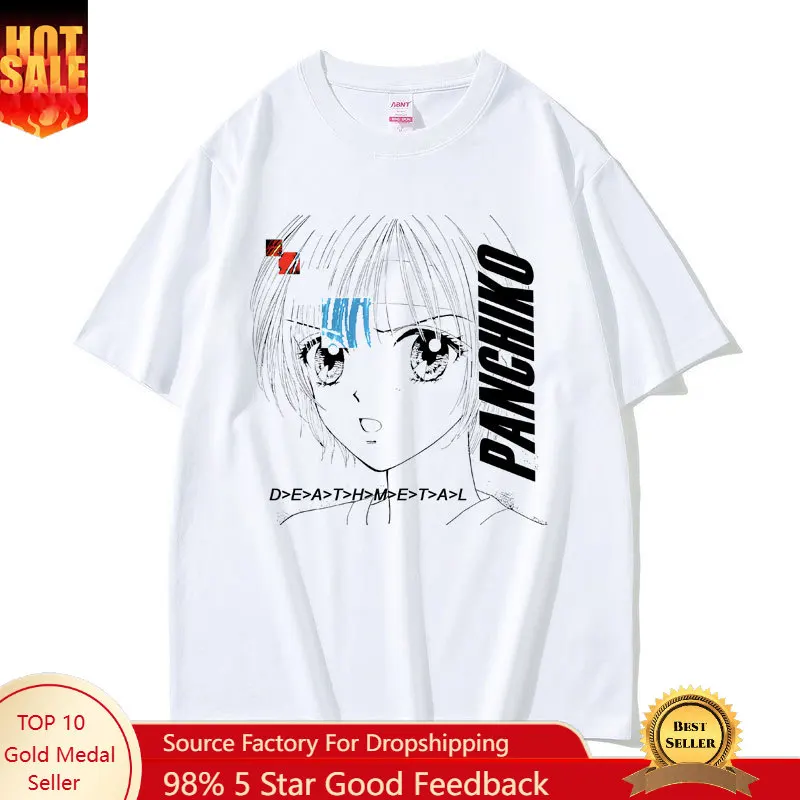 

Rock Band Panchiko DEATHMETAL Album Graphic Print Tshirt Men Women Vintage Casual T-shirts Male Oversized Tees Gothic Streetwear
