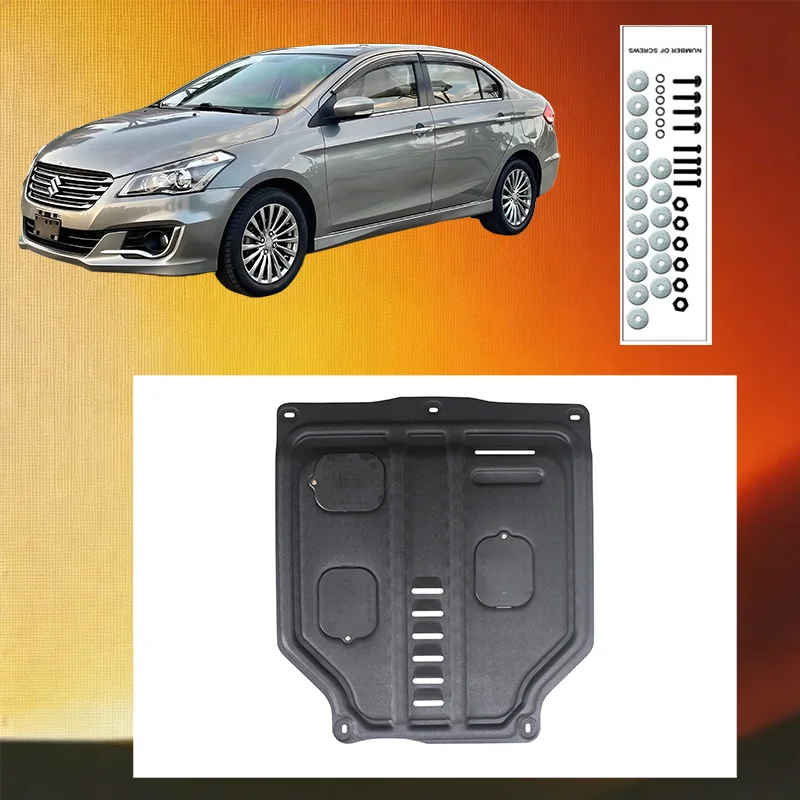 Engine lower guard plate Underbody protective panel Front bumper Plate for  Suzuki Alivio 2015-2018 1.6L