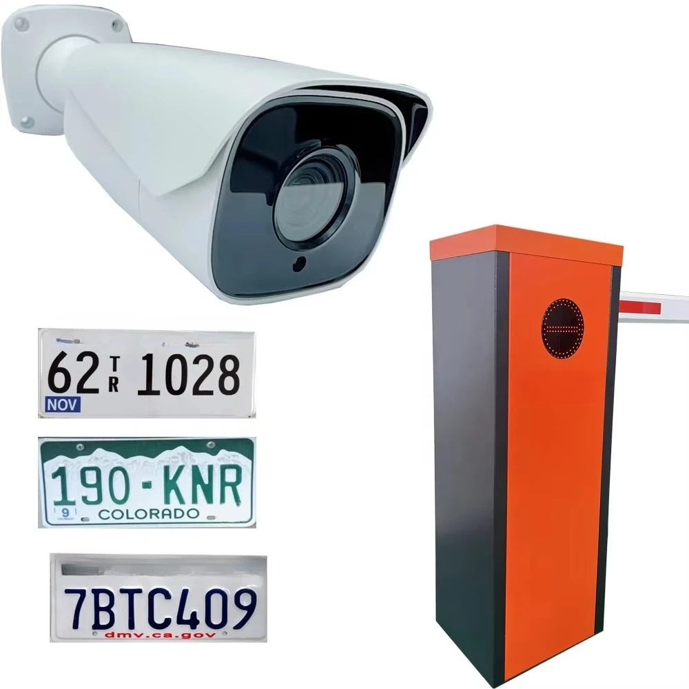 Mini HD 2560P CCTV IP Network Camera Motion Detection Road Security Alarm Out Micro SD Card Storage Lpr Network Camera