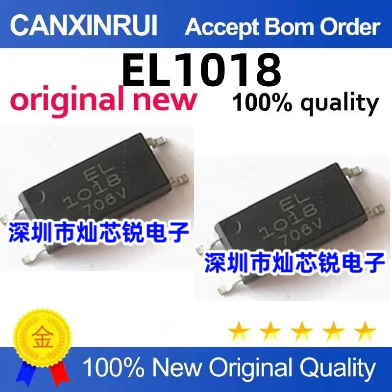 

（100 pieces）SMD EL1018 CT1018 (V) (T1) -W SOP-4 Optocoupler