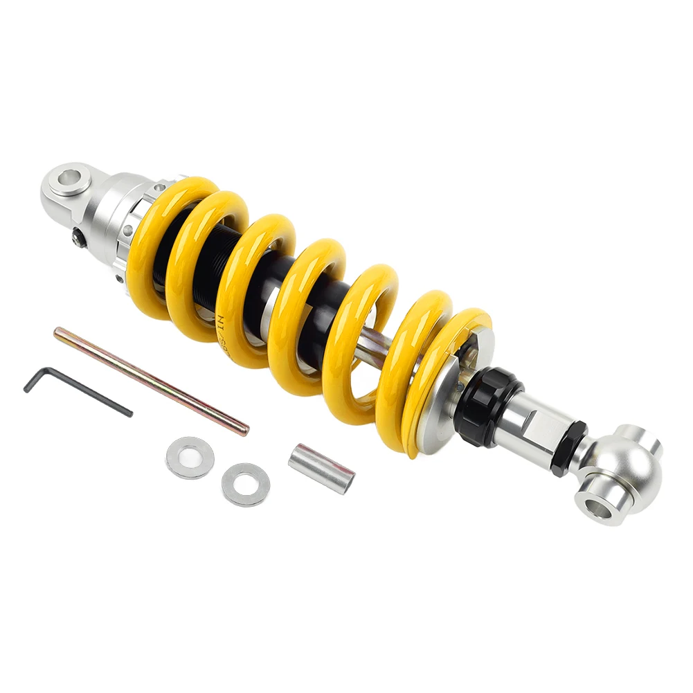 Motorcycle 320mm Shock Suspension Absorber 13mm Spring For Universal For BMW For Suzuki For Yamaha Aluminum Yellow