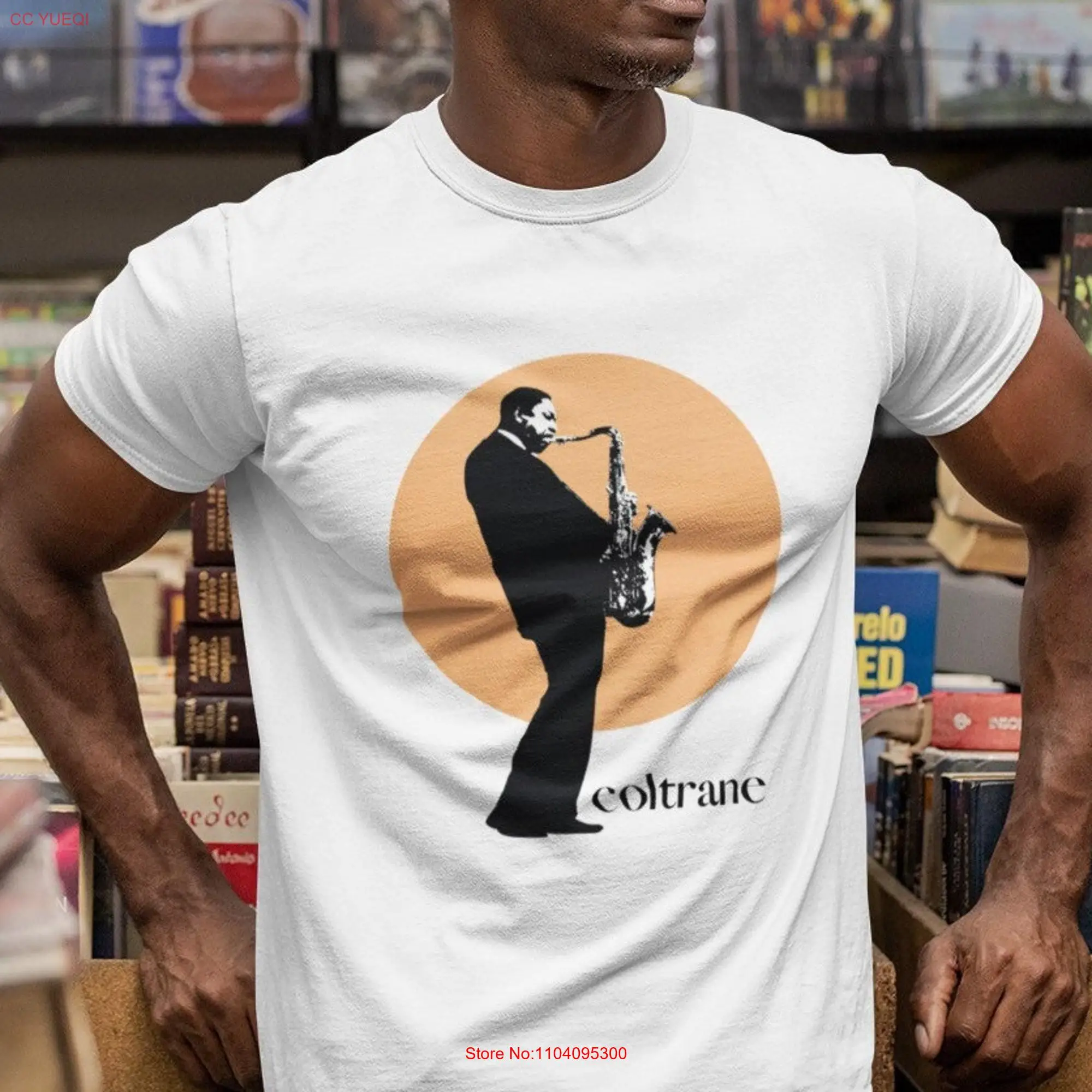 John Coltrane Adult Heavyweight T Shirt long or short sleeves