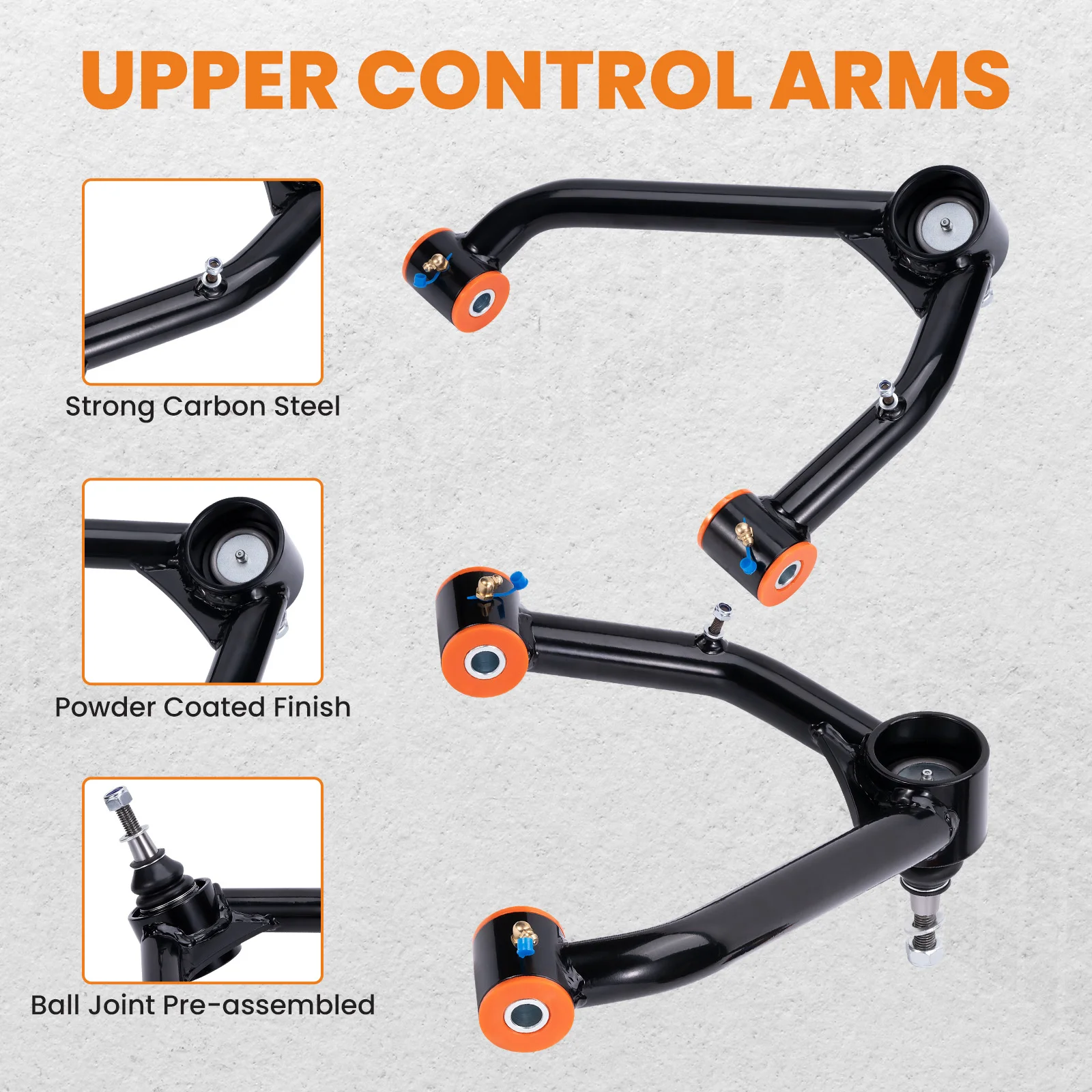 Front Upper Control Arms 2-4