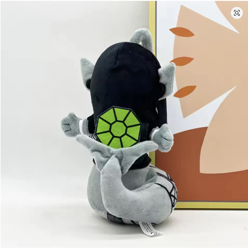 만화 10인치 압력 세바스찬 솔레이스 봉제인형 귀여운 물고기 꼬리 동물 봉제인형 선물 애니메이션 피규어 창의적인 헝겊인형
