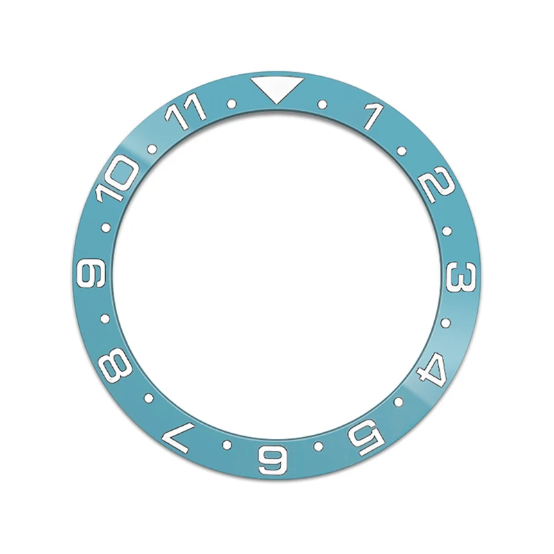 ตัวเรือนแบบโค้งมนสำหรับนาฬิกา SKX009 SKX007 Seiko สีน้ำเงิน NH35กล่องใส่นาฬิกา NH36ขนาด38มม. x 30.6มม.