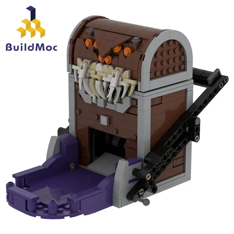 BZB Dragons Game And Dungeonsed Mimic Dice Tower Building Blocks Set DIY Brick Toys for Kid Gifts