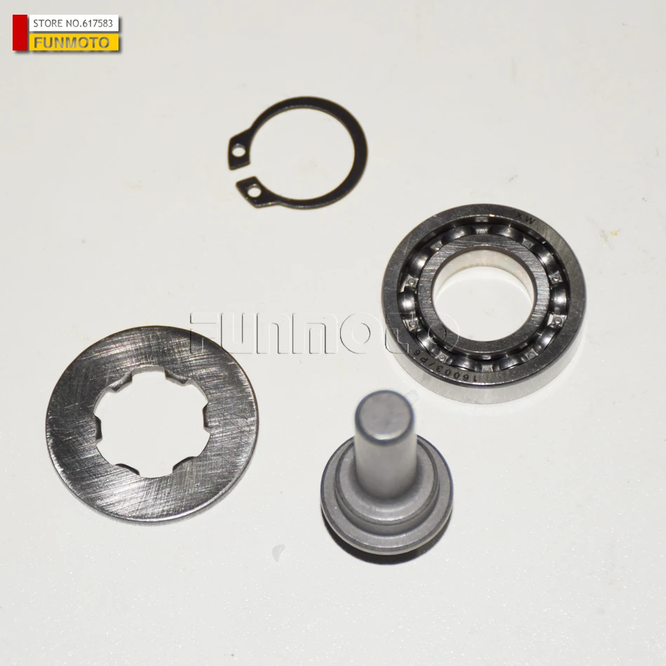 Clutch Drum with Gear and Bearling suit for Zongshen/Shineray/Bashan ATV CG250 Engine 7pcs Clutch pad 70 Teeth