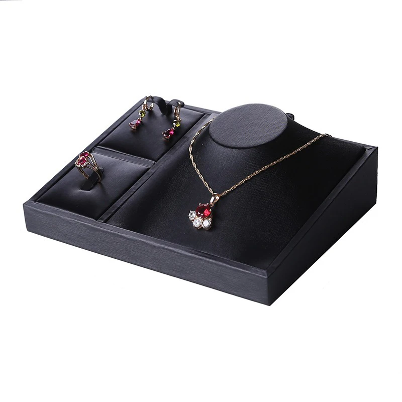 Jade Jewelry Display Props Counter Bracelet Showcase Tray Professional Ring Necklace Earrings Organizer Accessories for Sellers