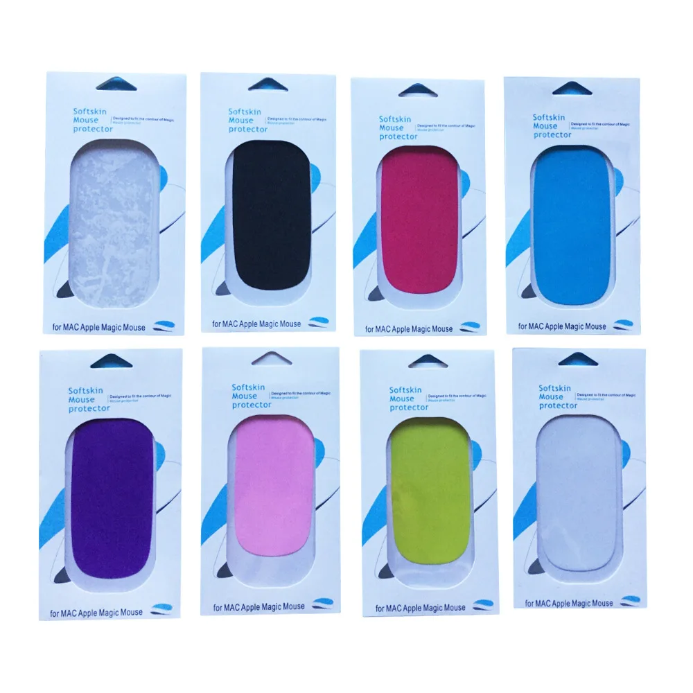 Fashion Mouse Cover Skin Silicone Soft Mouse Protector Film Guard For Apple Magic Wireless Mouse Laptop Mice Pad Waterproof Mat
