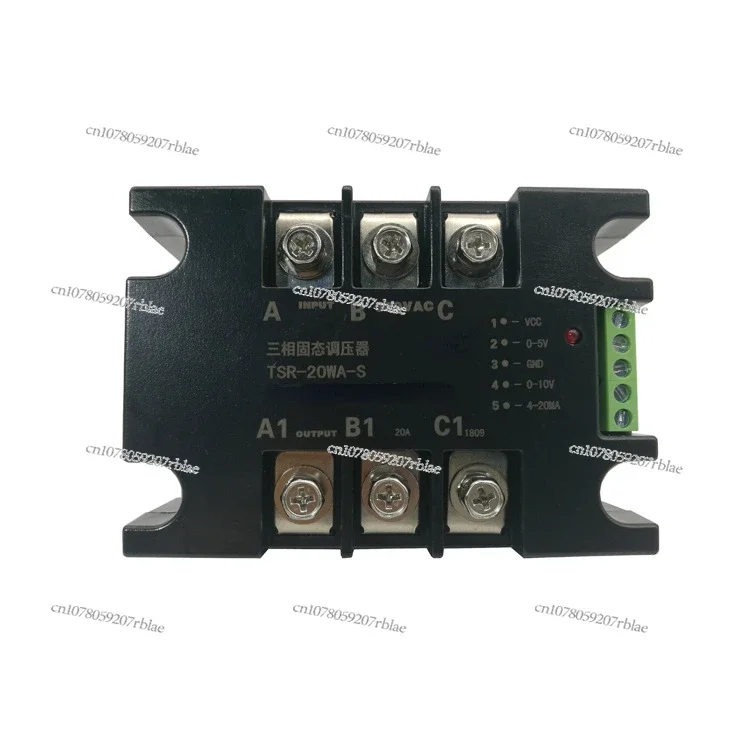 

Three-phase phase-shifted thyristor solid-state voltage regulator module voltage regulation and temperature regulation,