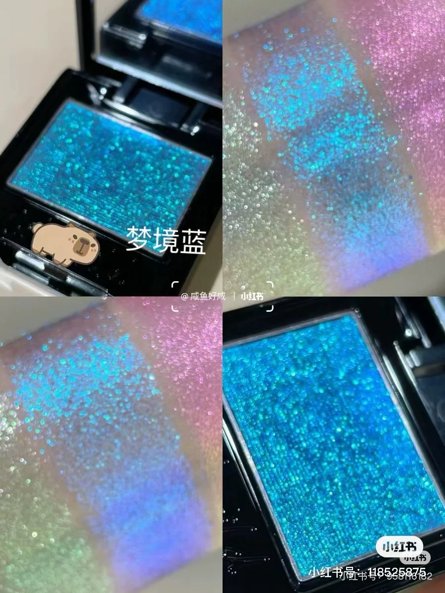 콜드나일드 모노크롬 그라데이션 아이섀도우 카멜레온 글리터 블루 퍼플 고농축 광학 매칭 아이메이크업