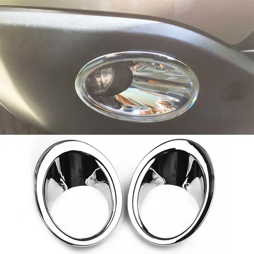 Enhance Your Car\'s Front End Style With Chrome Front Fog Light Cover Trim For Nissan Qashqai +2 Dualis J10 2010 2013