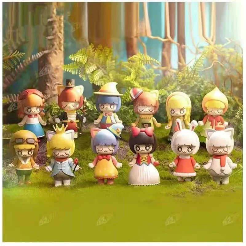 Original Anime Kimmy Miki Fairy Tale Series Second Bomb 2nd Generation Blind Box Action Figure Toys Kawaii Model Gift