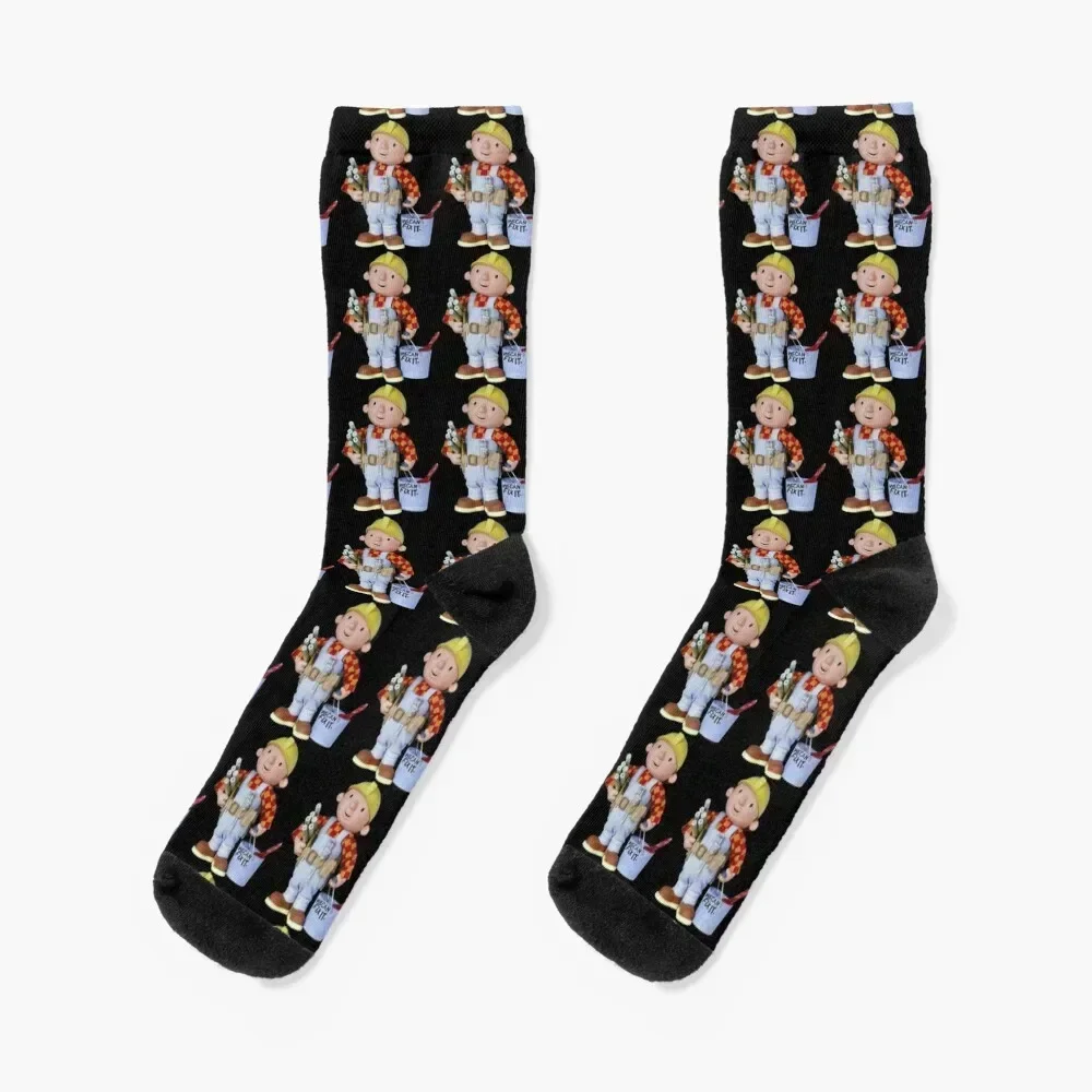 

Bob the builder Socks winter gifts winter thermal Wholesale hip hop Men Socks Women's