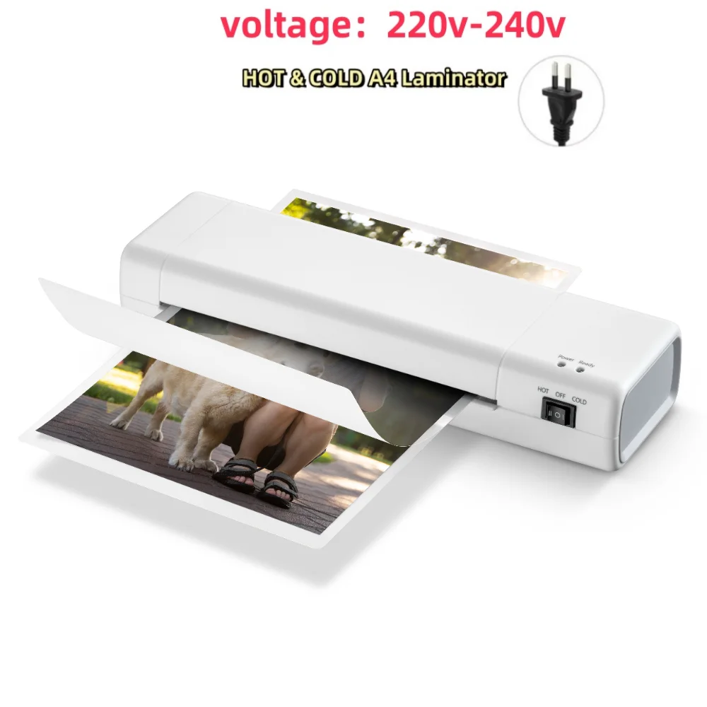 A3 A4 Laminating Machine Hot Cold Mode Photo Plastic Sealing Apparatus Automatic Small Office Document Sealing Device laminator