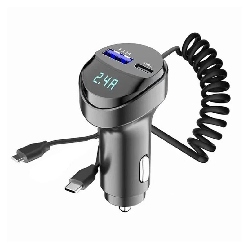 

A2BF Double USB Car Chargers With Intelligent Device Recognition And Safety System For Frequent & Travel Enthusiasts