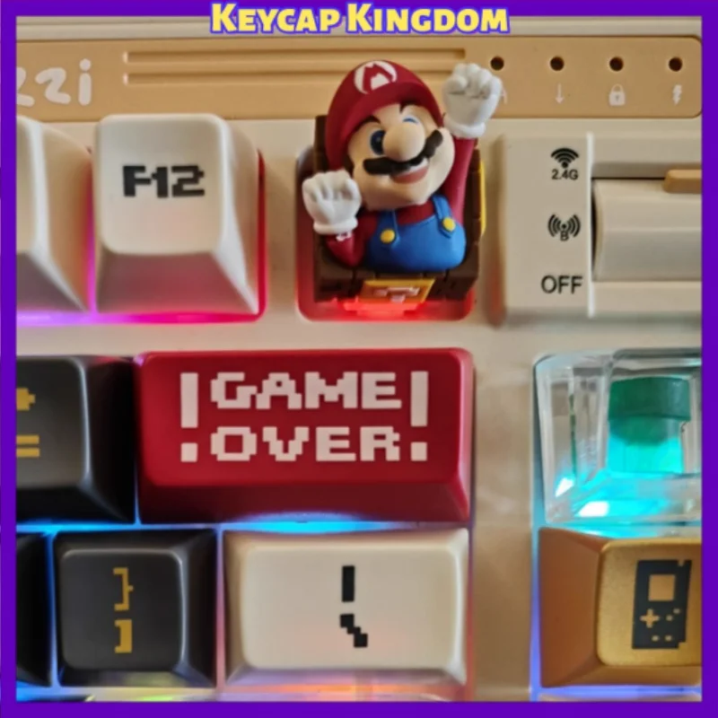 

Anime-Themed Keycap Mechanical Keyboard Resin DIY Custom Cute Keycaps PC Gaming Keyboard Accessories Cartoon Gift Collectible