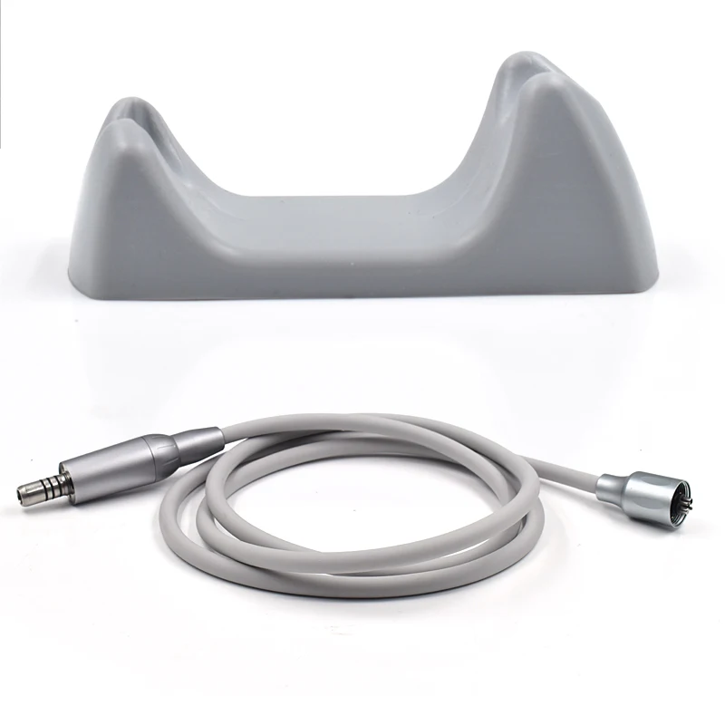 Fußpedalsteuerung LED-Glasfaser-Mikromotor Höhle Tal Bürstenloser Elektromotor für 1:5/1:1/16:1 Gegenwinkel Höhlen-Tal-Motor